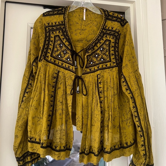 Free People Twilight Embellished Jacket - Picture 1 of 10